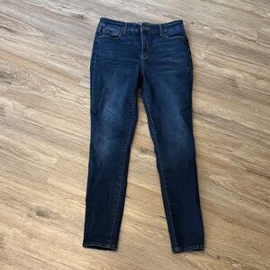 Women's Social Standard by Society Dark Blue High-Rise Skinny Jeans